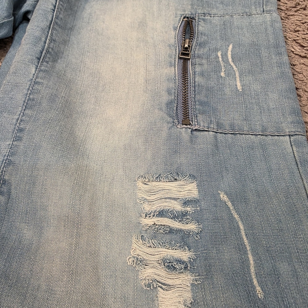 Vintage Havana Light Blue Boyfriend Jeans - Picture 4 of 10